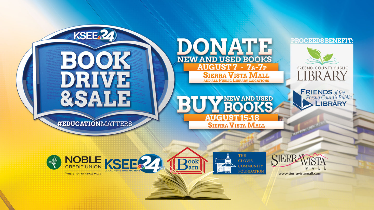 The Big Book Sale 2019—August 1518 Friends of the Fresno County Public Library